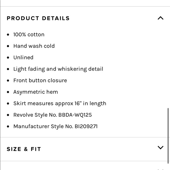 BB Dakota Macyn Skirt - Picture 7 of 7